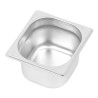 Gastro GN 1/6 Stainless Steel Container - Depth 100 mm - 1.6 L - Dynasteel