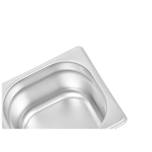 Bac Gastro GN 1/6 Inox - Diepte 100 mm - 1,6 L - Dynasteel