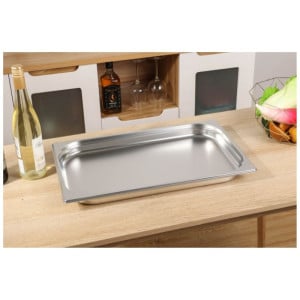 Bac Gastro GN 1/1 Inox 40 mm - 4 L - Cuisine Pro