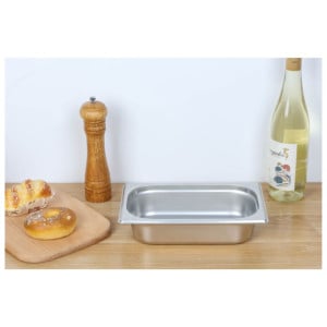 Bac Gastro GN 1/4 Inox - Tiefe 65 mm - 1,8 L - Dynasteel