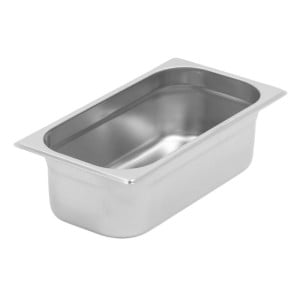 Bac Gastro GN 1/3 Inox - Profondeur 100 mm - 3,7 L - Dynasteel