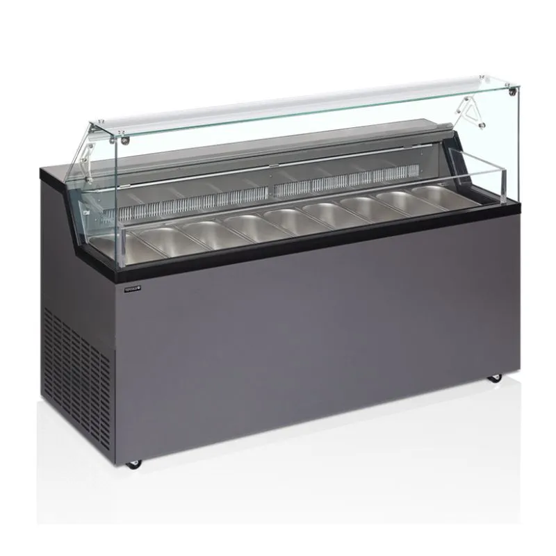 Vitrine voor IJs met Bedieningsdeksel - 9 x 5 L