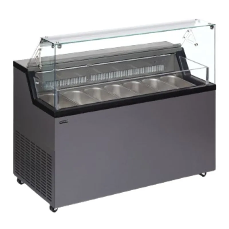 Vitrine met Deksel voor IJs - 7 x 5 L