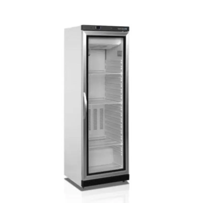 Geventileerde Glazen Negatieve Koelkast - Wit - 340 L
