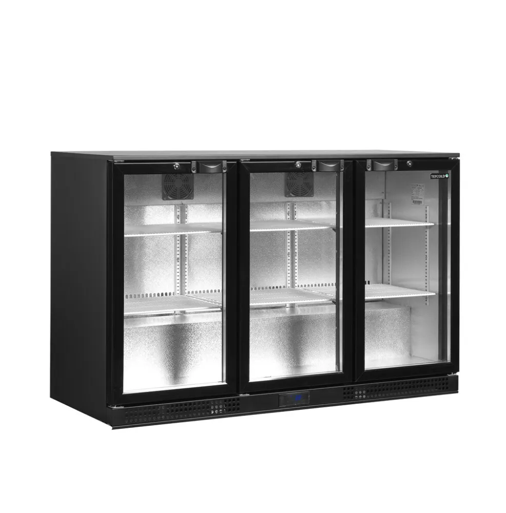 Koelachterbar met 3 Glazen Deuren - 278 L