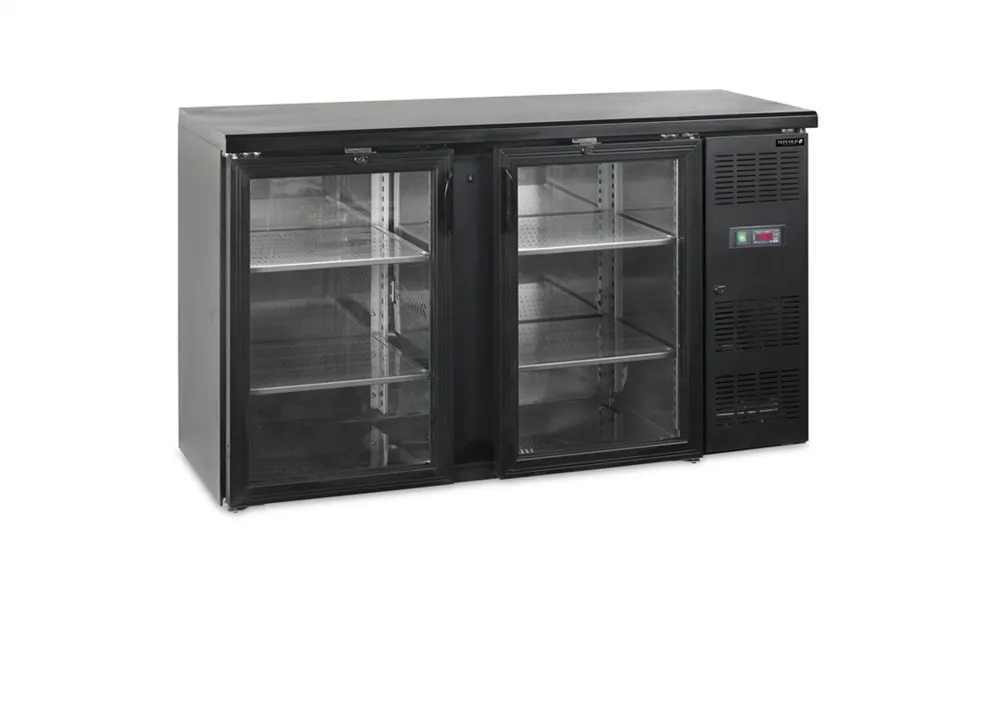 Achterbar Koelkast - 2 Glazen Deuren - 277 L