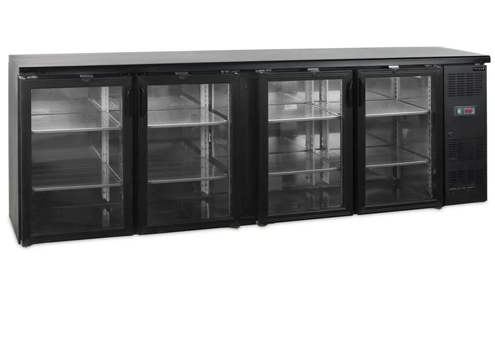 Koelachterbar - 4 Glazen Deuren - 605 L