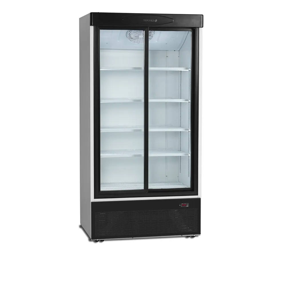 Koelkastkast voor Dranken 2 Schuifdeuren van Glas - 540 L