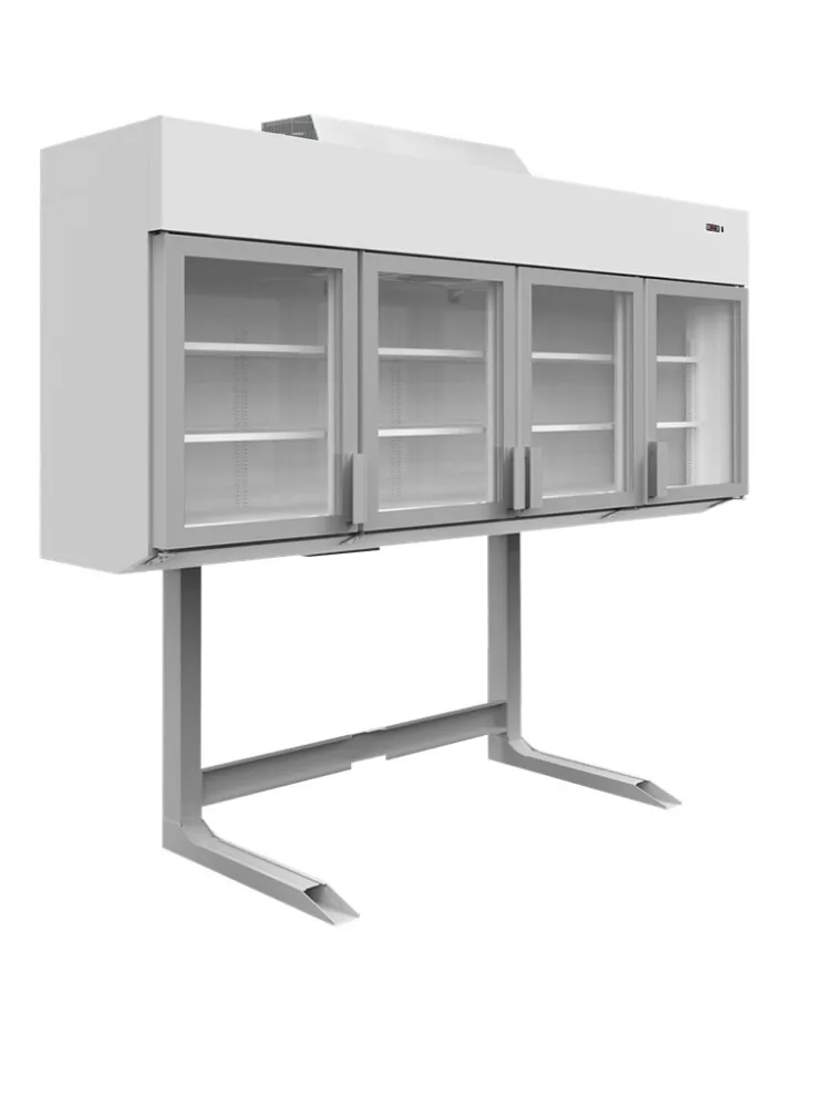 Witte Supermarkt Wandkast Vriezer - 4 Deuren - 650 L