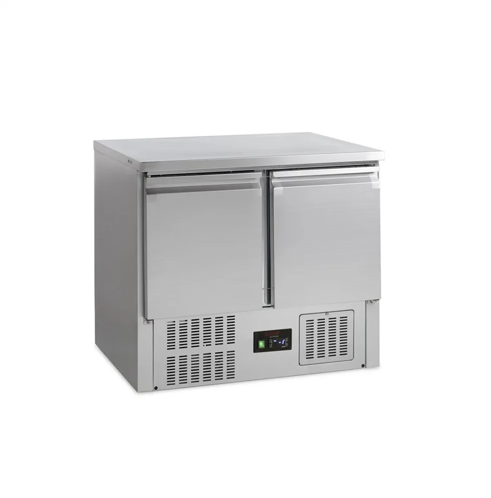 Gekoelde Saladette GN 1/1 in RVS - 2 Deuren - 225 L