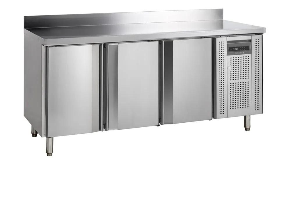 Negatieve Koelwerkbank met Opstand - 3 Deuren - GN 1/1