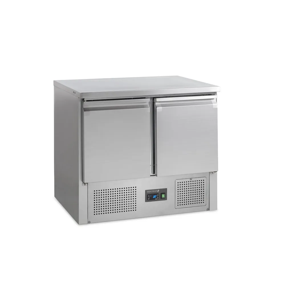 Gekoelde Saladette GN 1/1 in RVS - 2 Deuren - 230 L