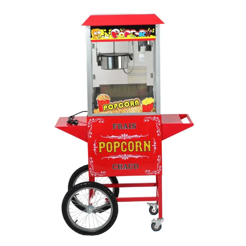 Professionele Popcornmachine met Karretje