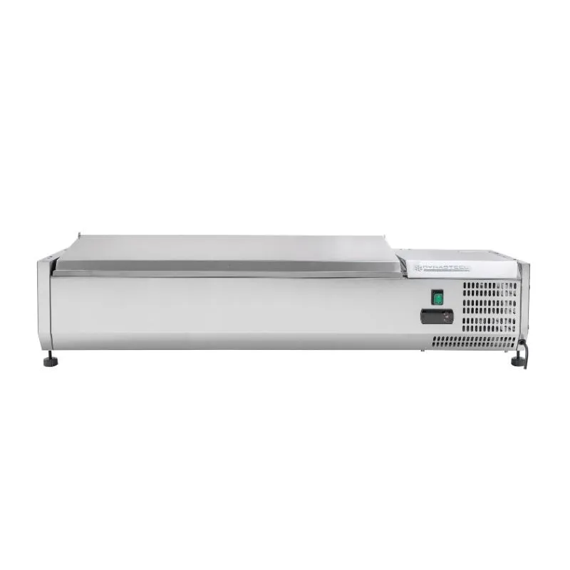 Saladette Koelkast om Neer te Zetten Deksel Inox - 5 x GN 1/4
