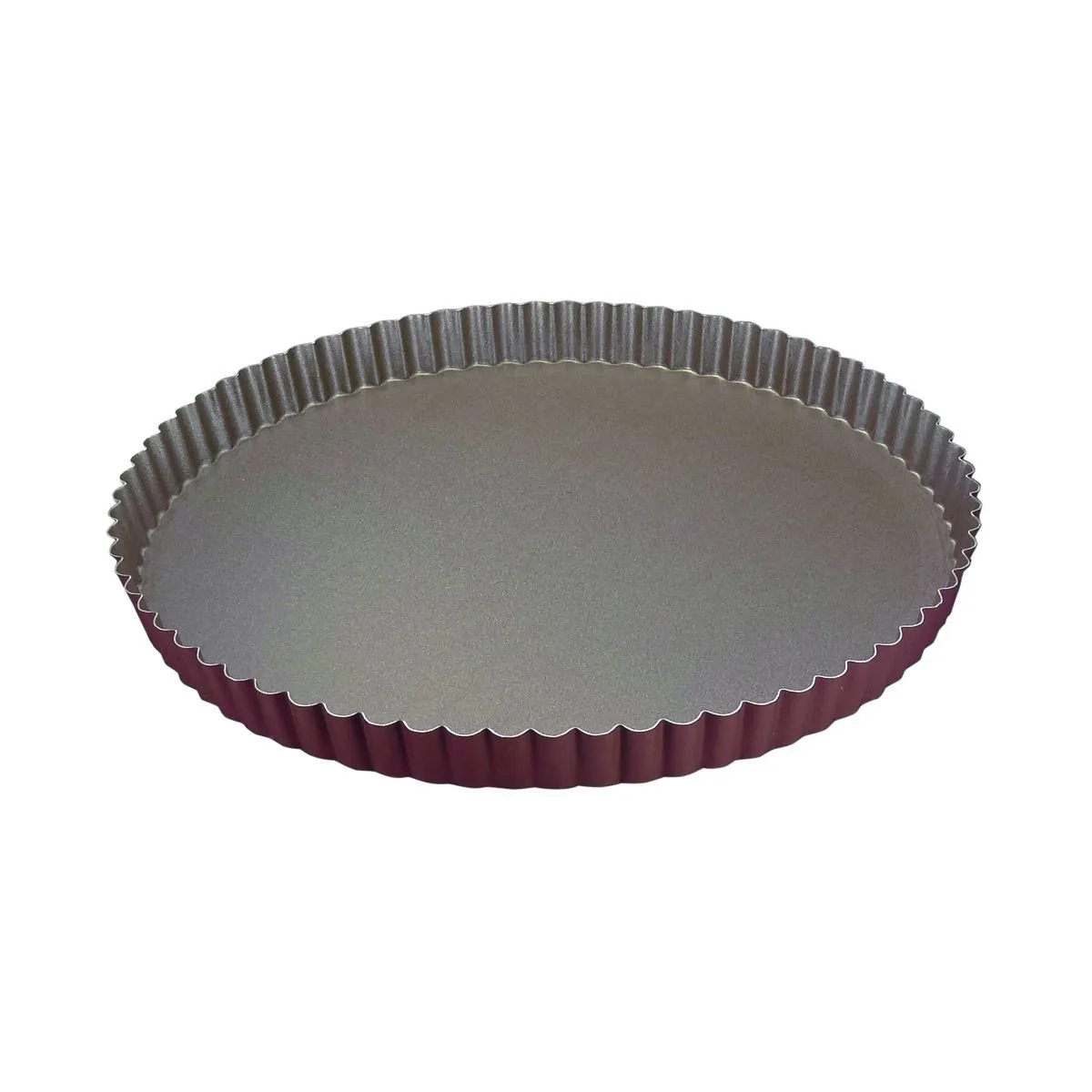 Ronde Geribbelde Antiaanbaktaartvorm - ⌀ 260 mm