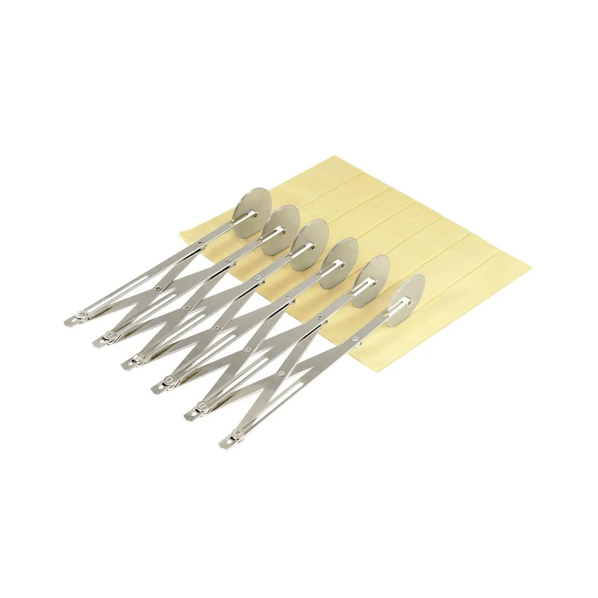Roestvrijstalen Pastasnijder - 6 Wieltjes
