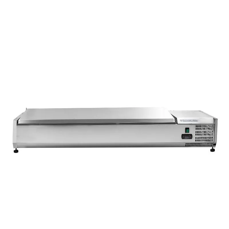 Saladette Koelkast om te Plaatsen Deksel Inox - 7 x GN 1/3