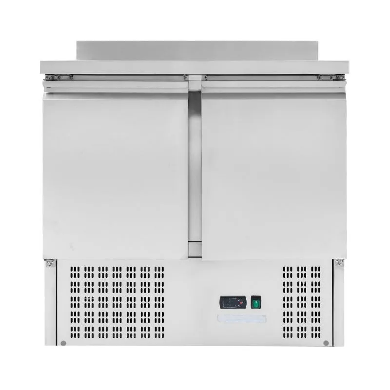 Positieve Koelwerkbank GN 1/1 Met Opstaande Rand - 2 Deuren