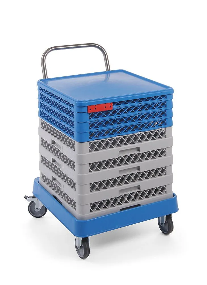 Winkelwagen met wasmand en handvat