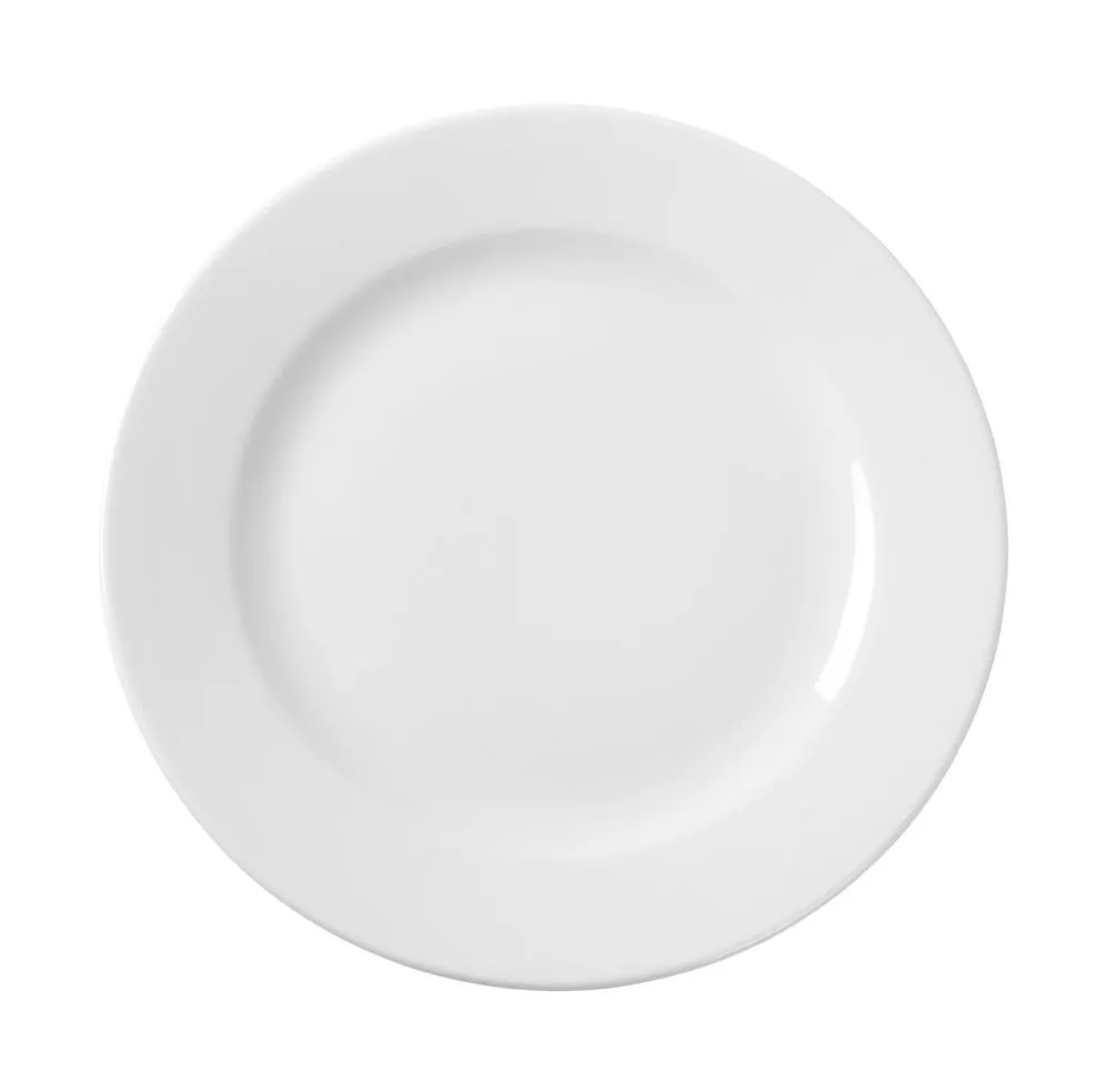 Witte platte schotel - Ø 200 mm - Delta