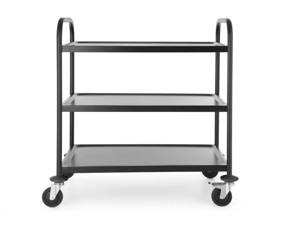 Dienstwagen Zwart Mat - 3 Plateaus