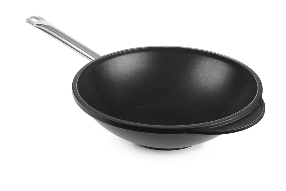 Wok van Aluminium - 32 cm Diameter
