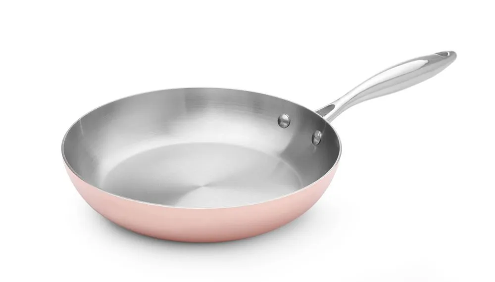 Koperen pan - 24 cm diameter