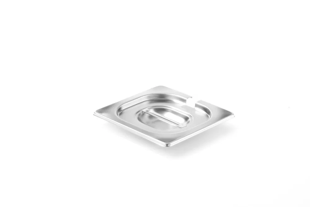 Deksel Gastronorm met Inkeping voor Soeplepel - GN 1/6