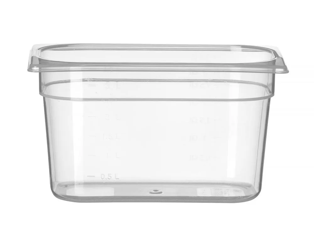 Bak Gastro GN 1/4 Polypropyleen - Diepte 150 mm - 4 L