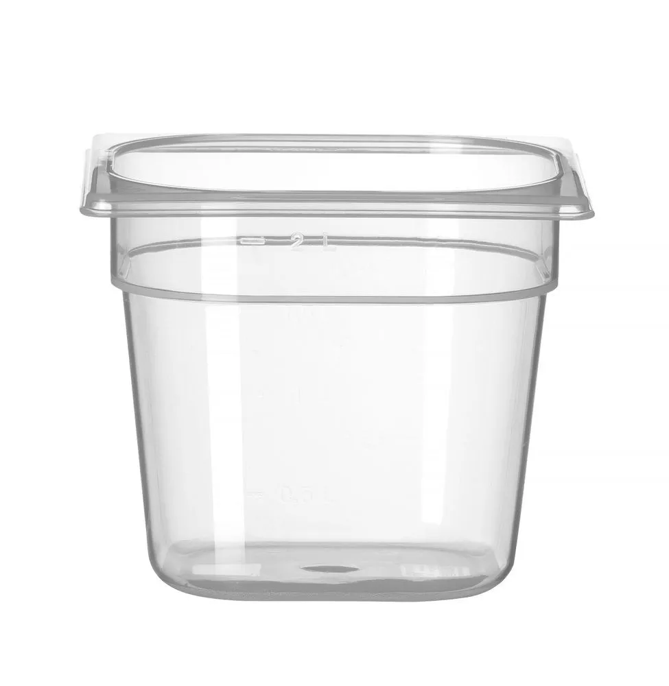 Bak Gastro GN 1/6 Polypropyleen - Diepte 150 mm - 2,4 L