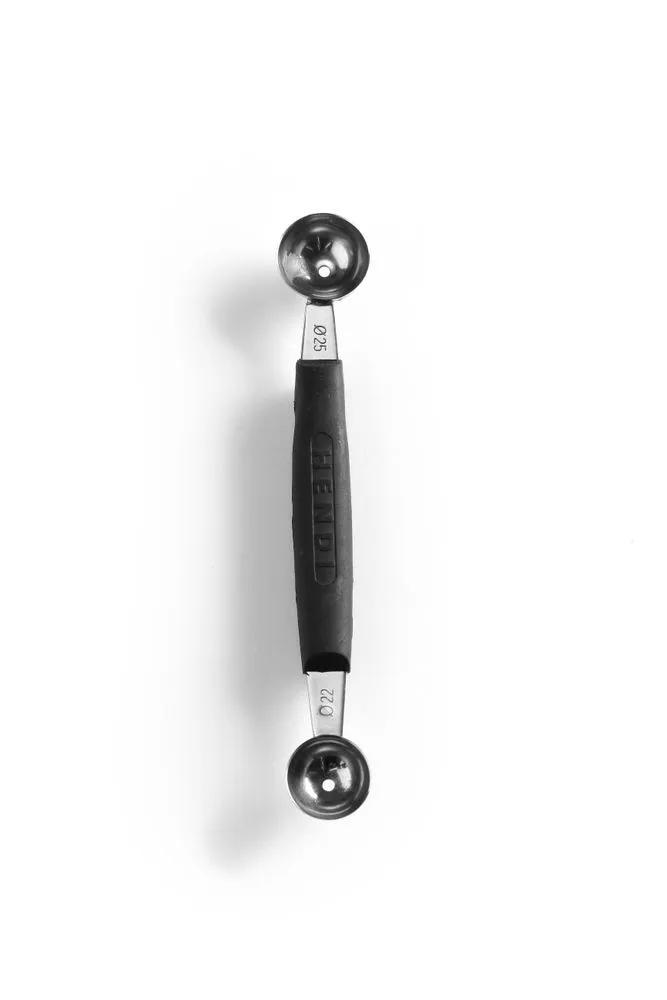 Meloenlepel Dubbel - 22 en 25 mm Diameter