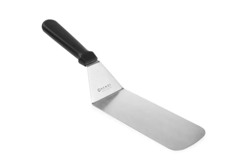 Flexibele Gebogen Roestvrijstalen Spatel met PP Handvat - 23,2 cm