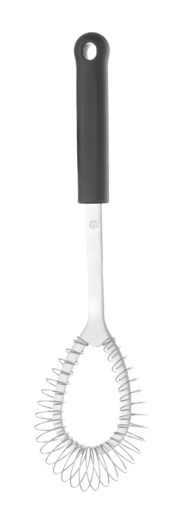 Platte garde in roestvrij staal met handvat in PP - L 160 mm