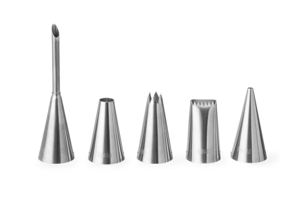 Set van 5 spuitmondjes voor decoratie