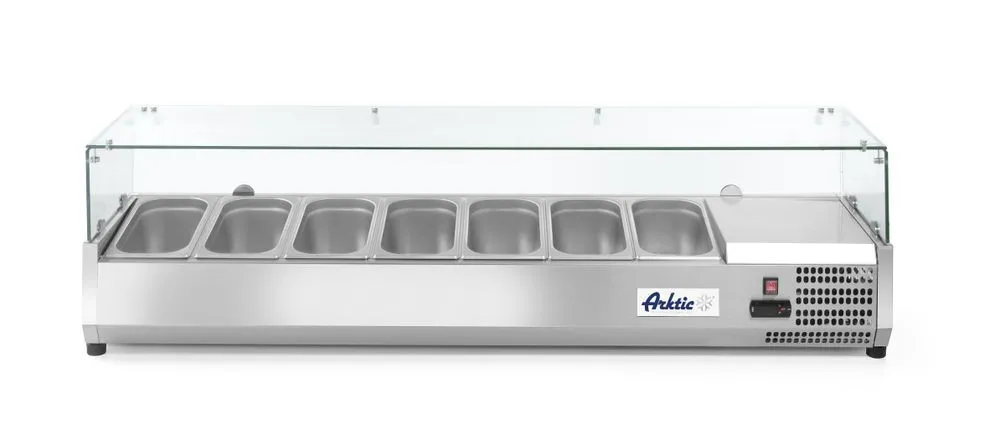 Koelvitrine - 7 x GN 1/3