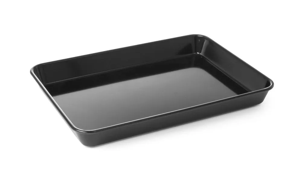 Zwarte vleesbak - 350 x 250 mm