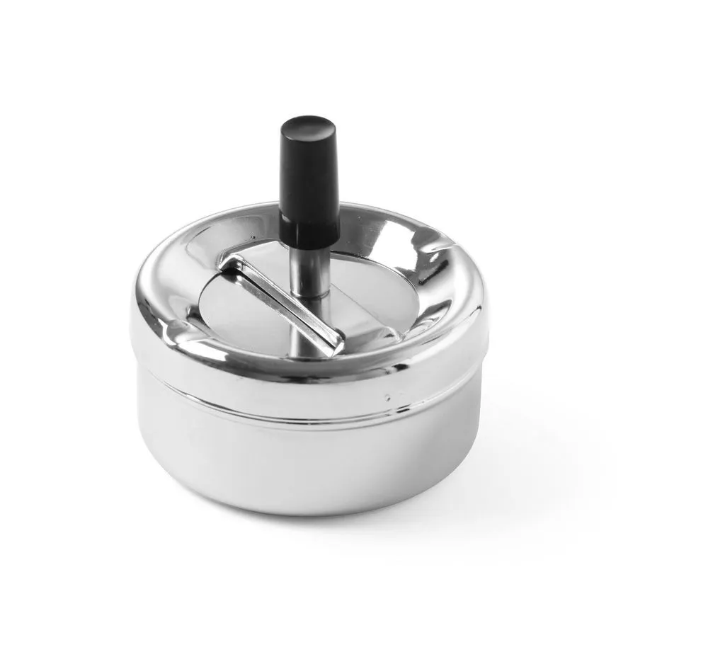 Asbak met drukknop - 90 mm