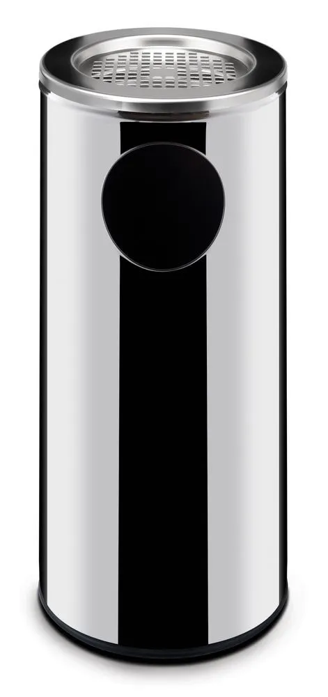 Prullenbak met asbak - 240 mm diameter