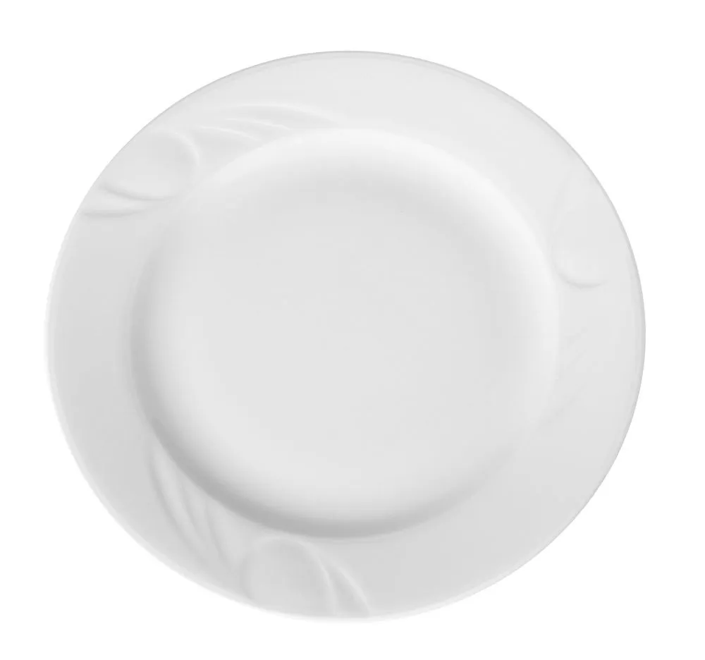 Platte porseleinen bord Karizma - diameter 160 mm