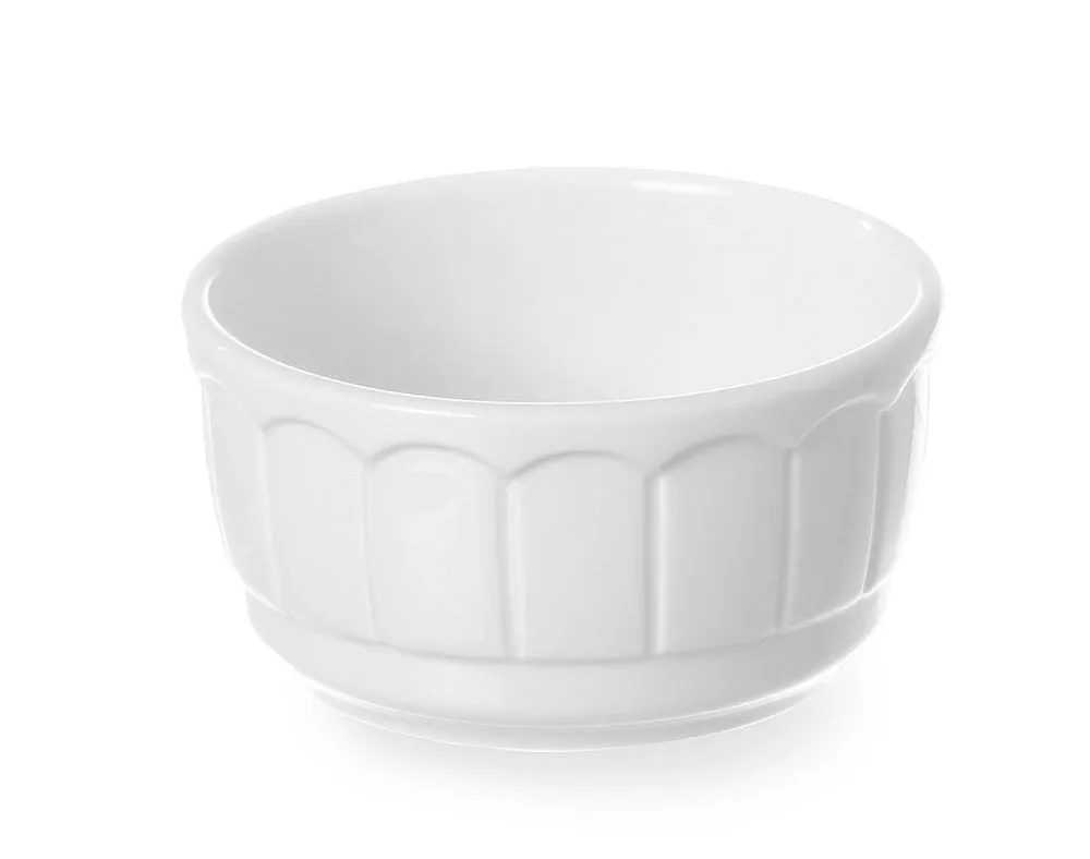 Ovenschaal van rond porselein - 100 mm diameter