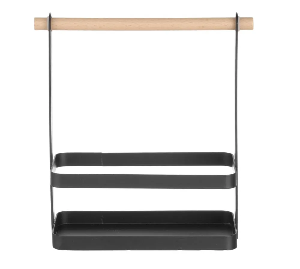 Bestekhouder voor op tafel Zwart - 230 x 100 mm