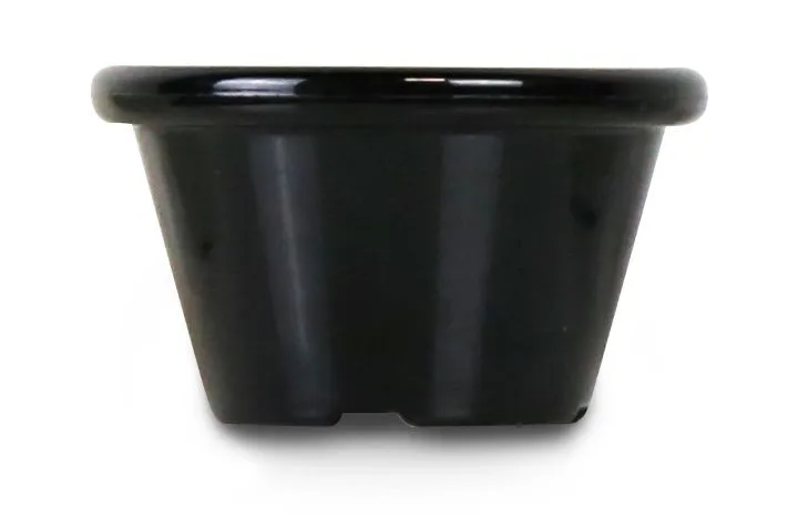 Ramequins Zwarte Plastic - Set van 12