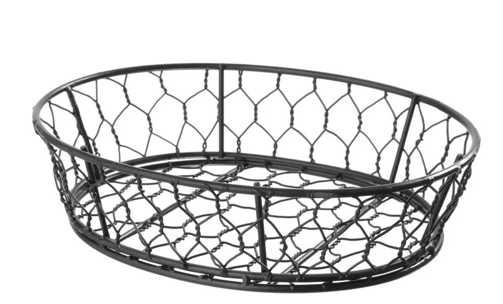Mand van decoratief draadwerk Ovaal - 230 x 180 mm