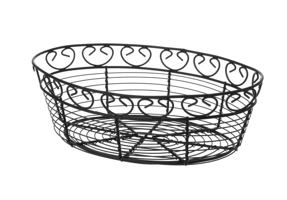 Mand van decoratief draadwerk Ovaal - 255 x 160 mm