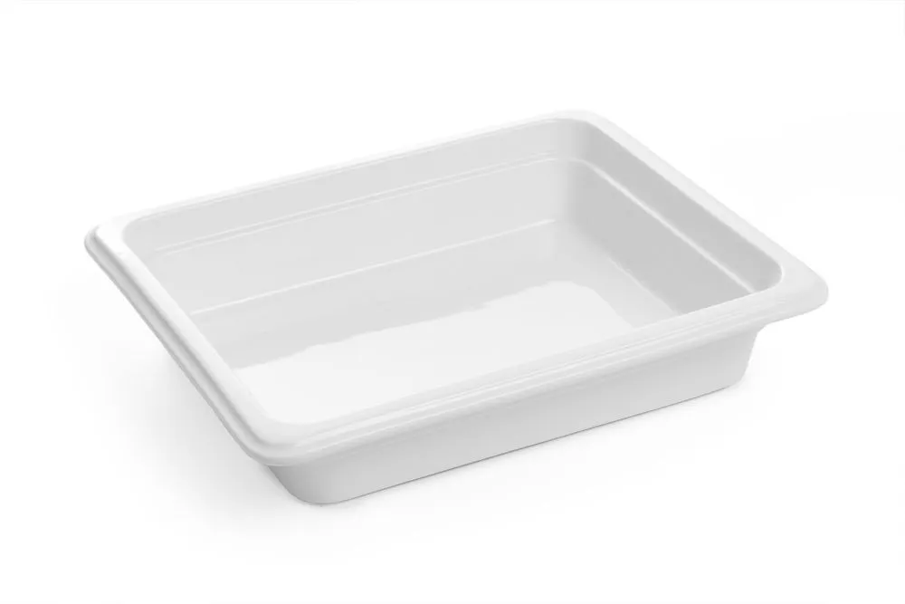 Gastronorm bak van porselein - GN 1/2