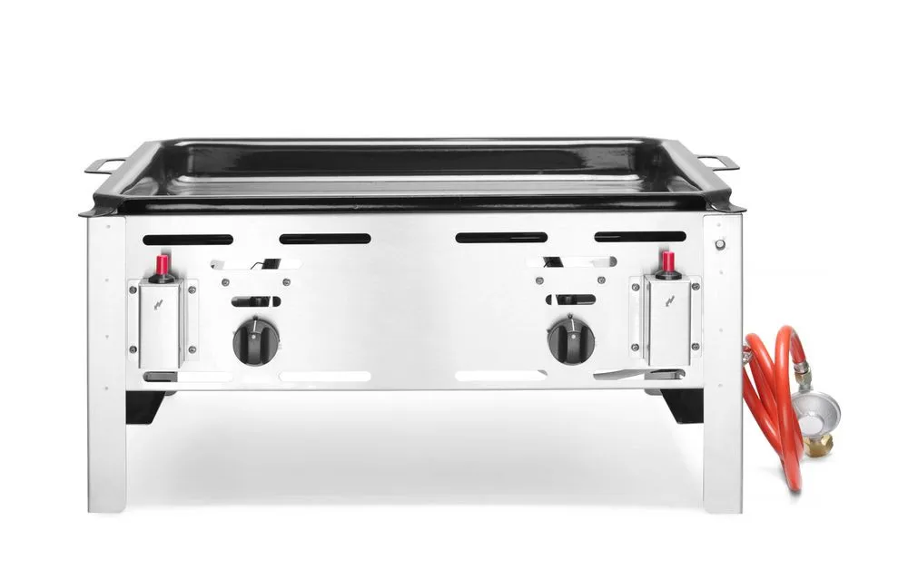 Professionele gasbarbecue om neer te zetten Bake-Master Maxi