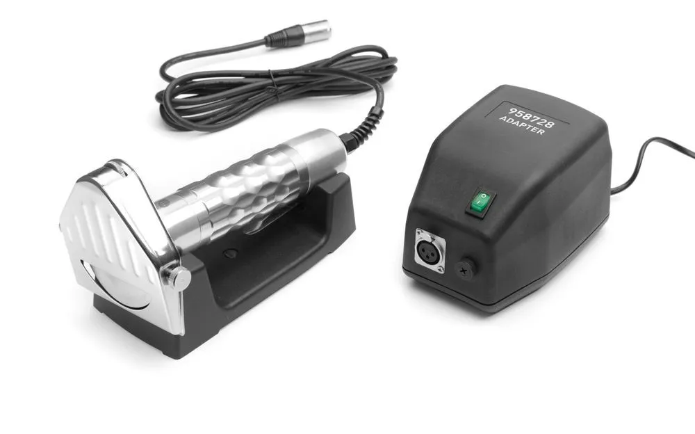 Elektrisch kebabmes van roestvrij staal en aluminium