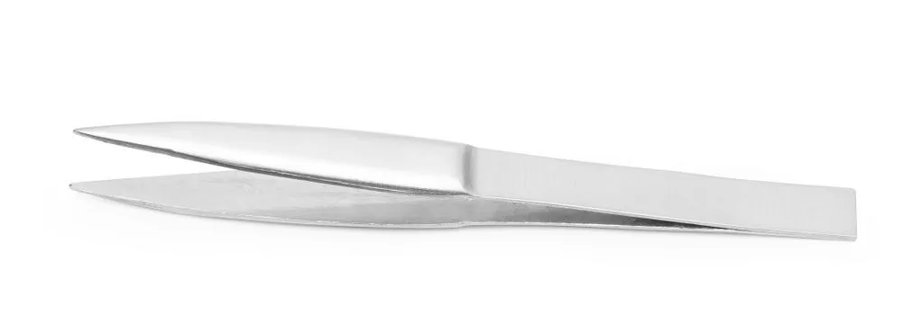 Pincet met puntige kop van roestvrij staal - L 155 mm