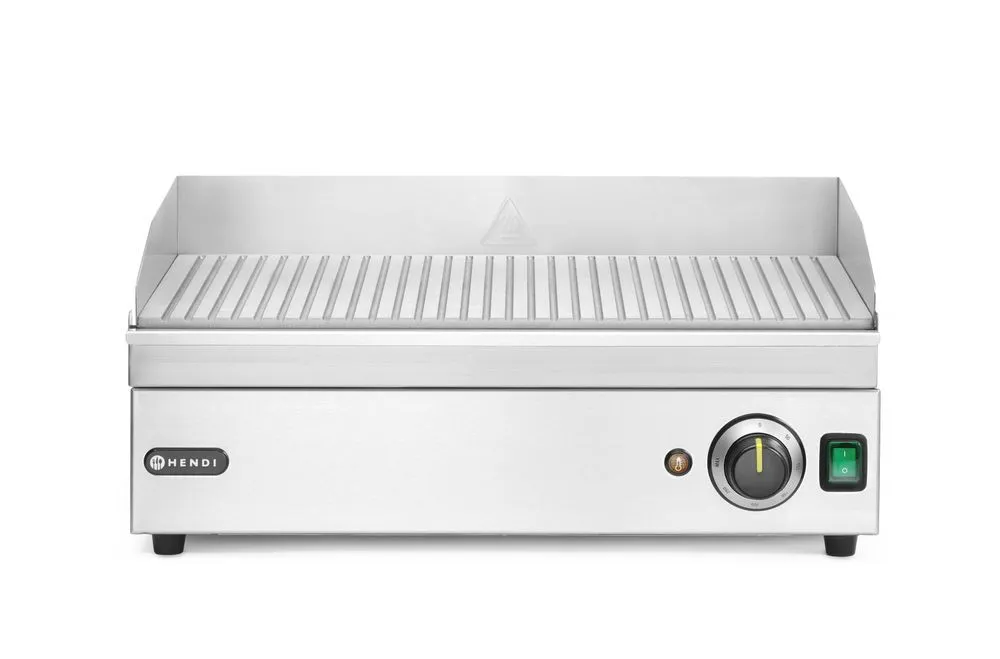 Grillplaat met groeven