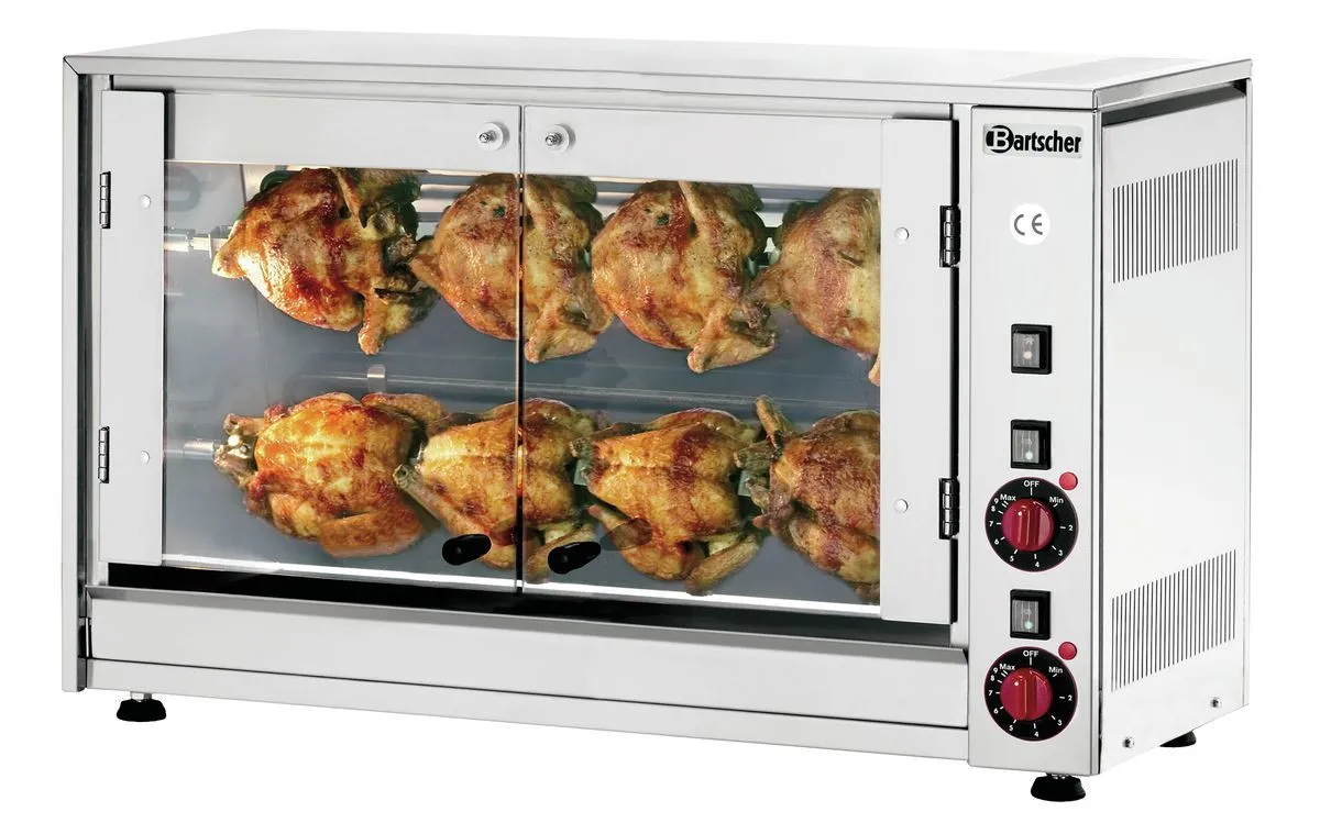Elektrische grill - 8 kippen